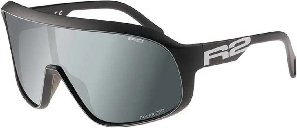 Lunettes de sport cyclisme R2 Falcon monture noir mat et verres gris