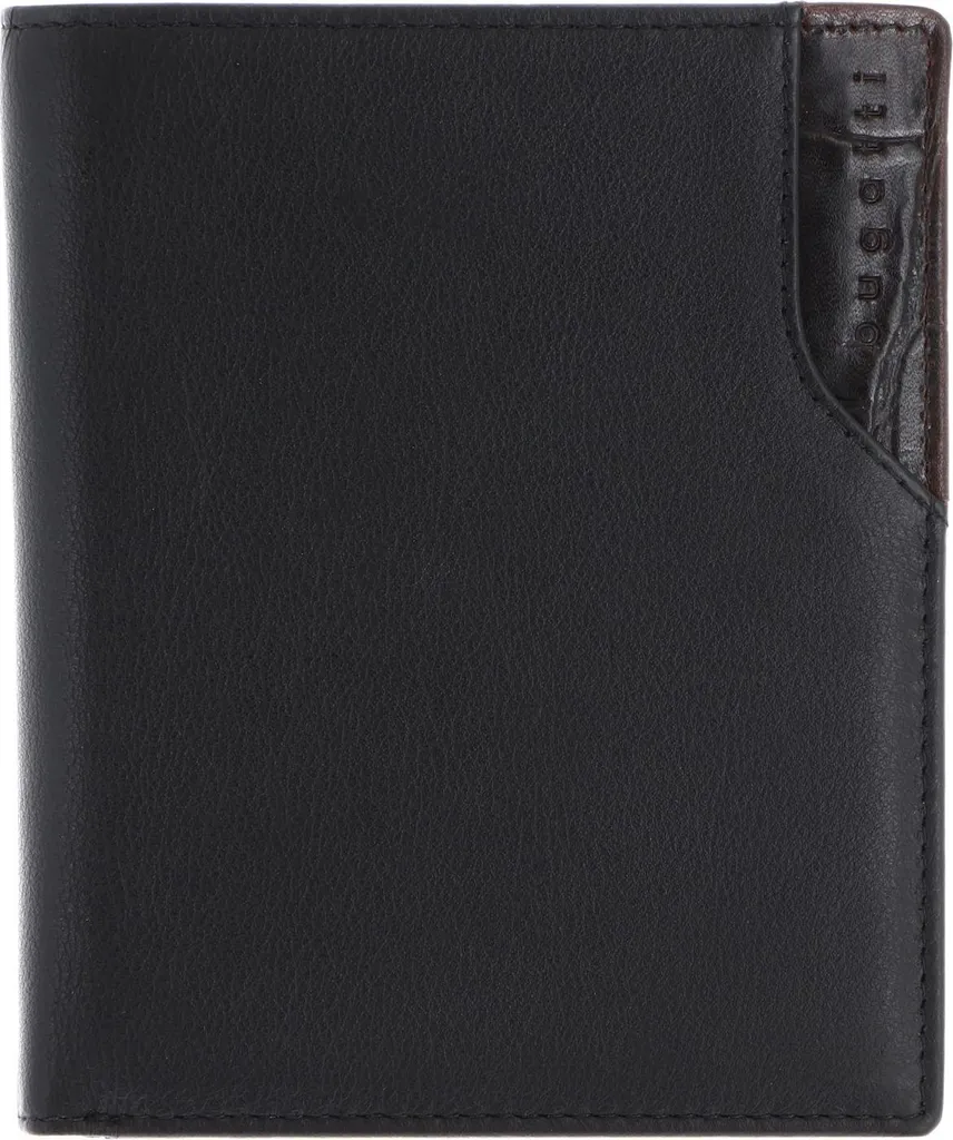 Grand Portefeuille bugatti Corso DeLuxe Noir Idéal pour les Hommes