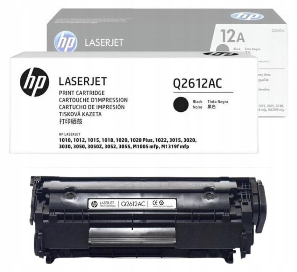 HP 12A Black LJ Toner Cart, Q2612A - CONTRACT (2,000 pages) Zdjęcie produktu 