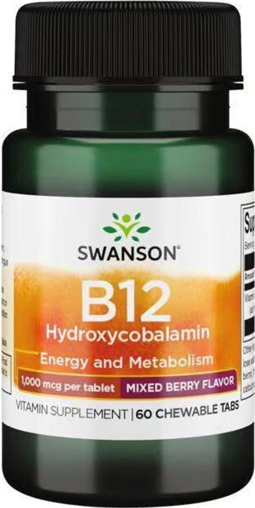 Vitamin B-12 Hydroxycobalamin 1000 mcg 60 Kautabletten Produktbild 