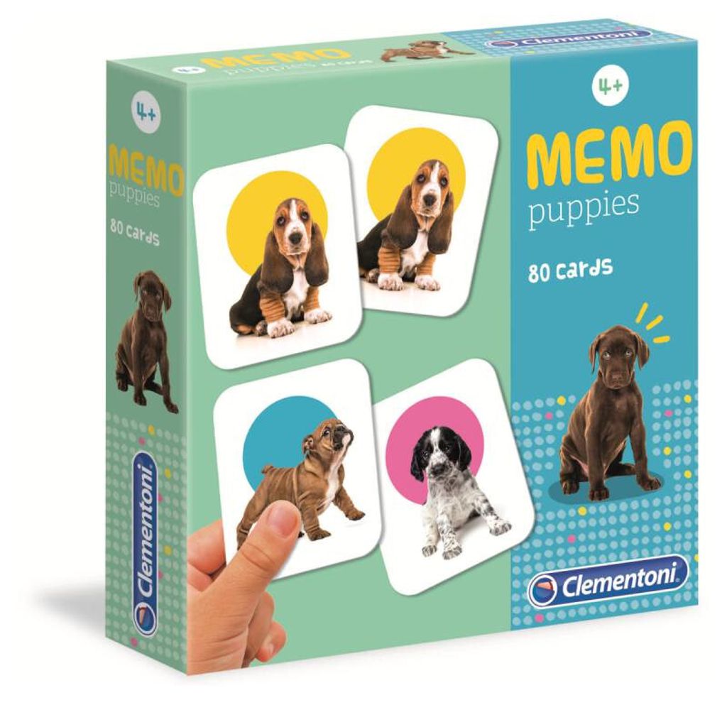 Clementoni 18078 Memory Memo Puppis Motifs d'animaux Image du produit 