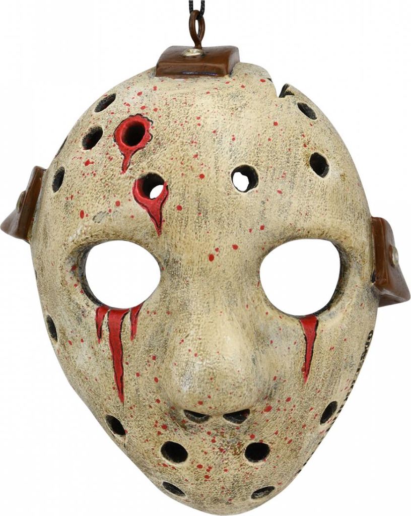 Scary Hockey Maske als Weihnachtskugel 8,9cm