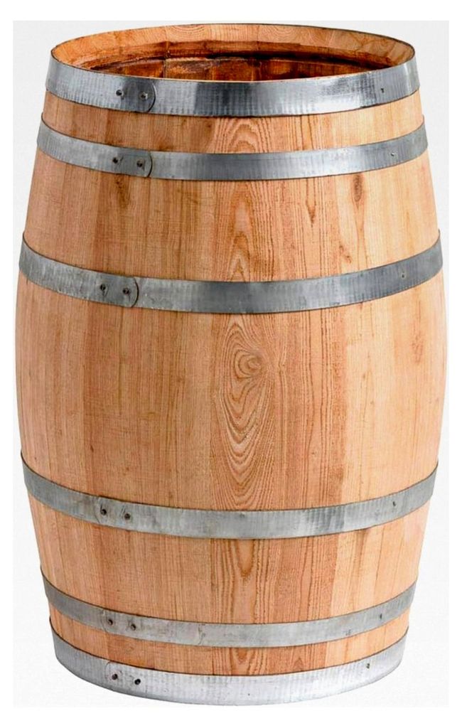 100 Liter Holzfass aus Kastanienholz, neues Fass mit Deckel