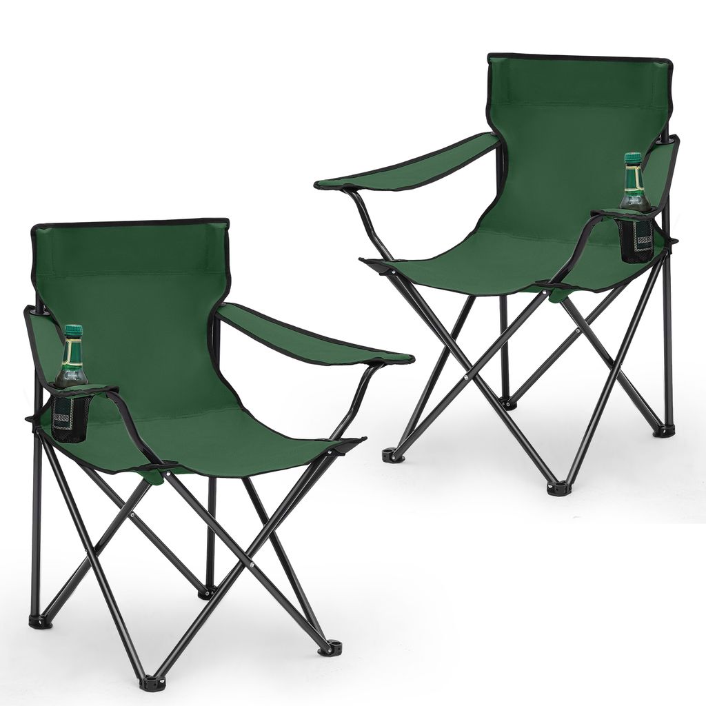 SUNULA 2er Set Campingstuhl Faltbar bis 100 kg, Faltstuhl Produktbild 