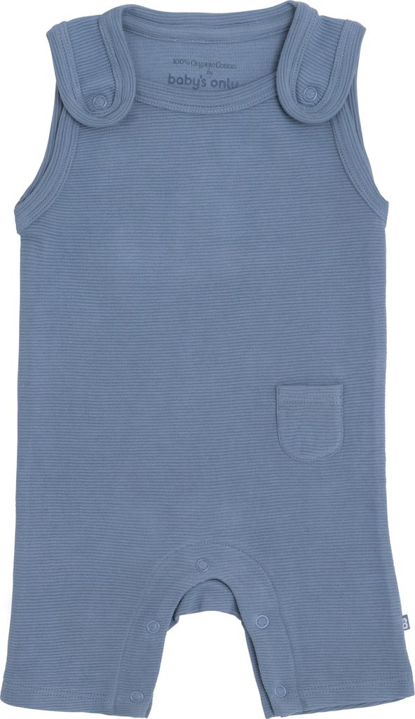 Baby's Only Latzhose Pure - Vintage Blue - 56 - 100% Baumwolle