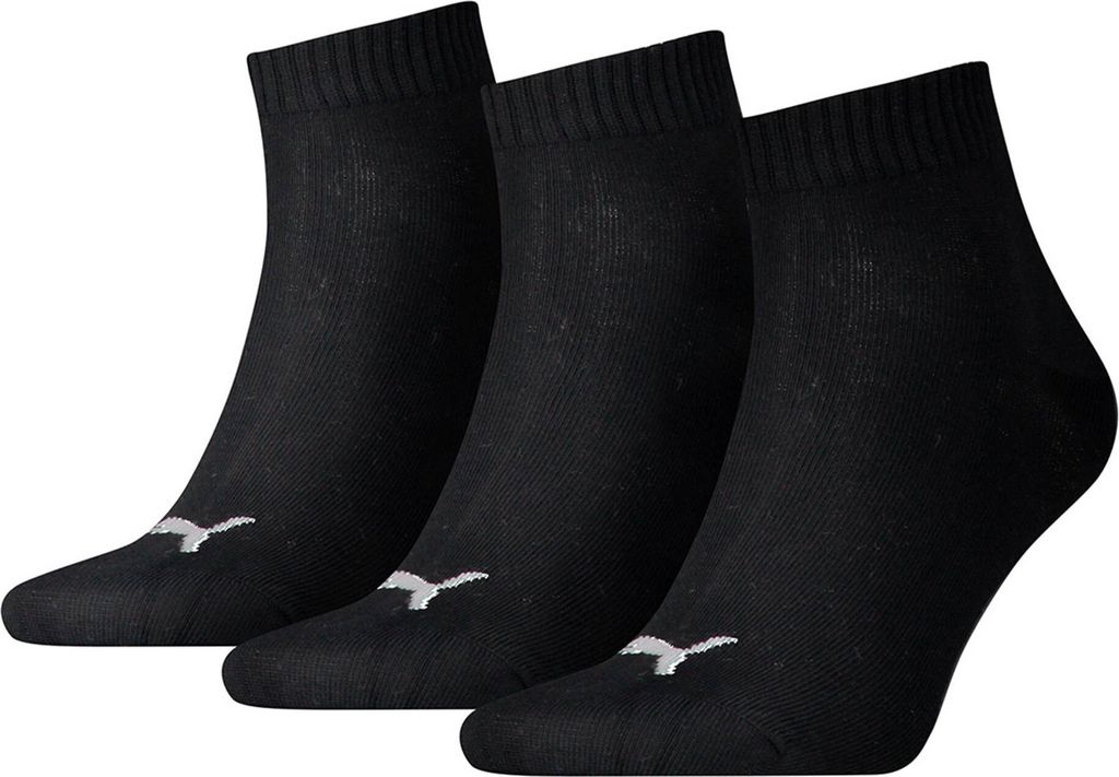 Puma QUARTER PLAIN (3 PAIA) NERO 47-49 Immagine del prodotto 