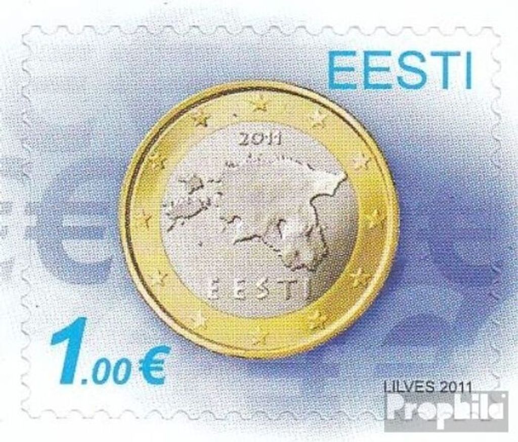 Briefmarken Estland 2011 Mi 681 (kompl.Ausg.) postfrisch Euro