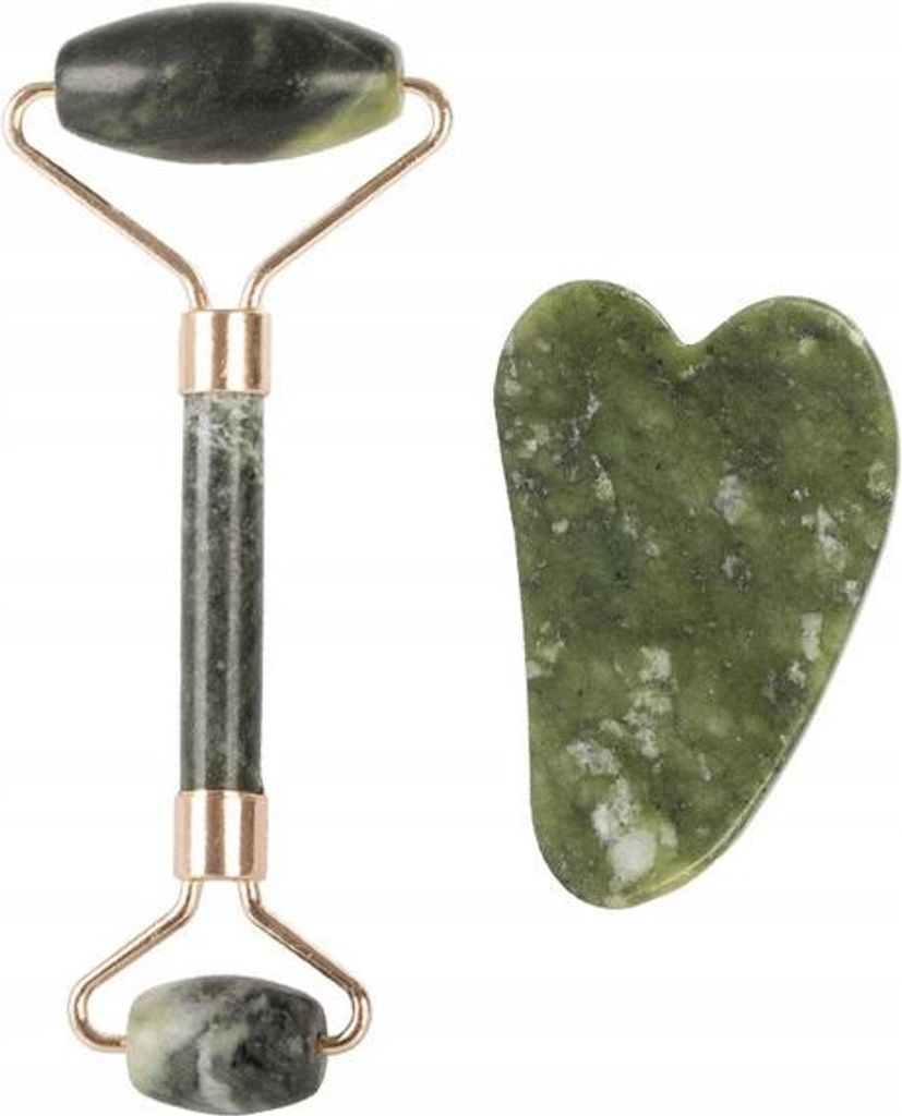 Verk 24367 Gesichts-Massageroller Jade Roller, grün