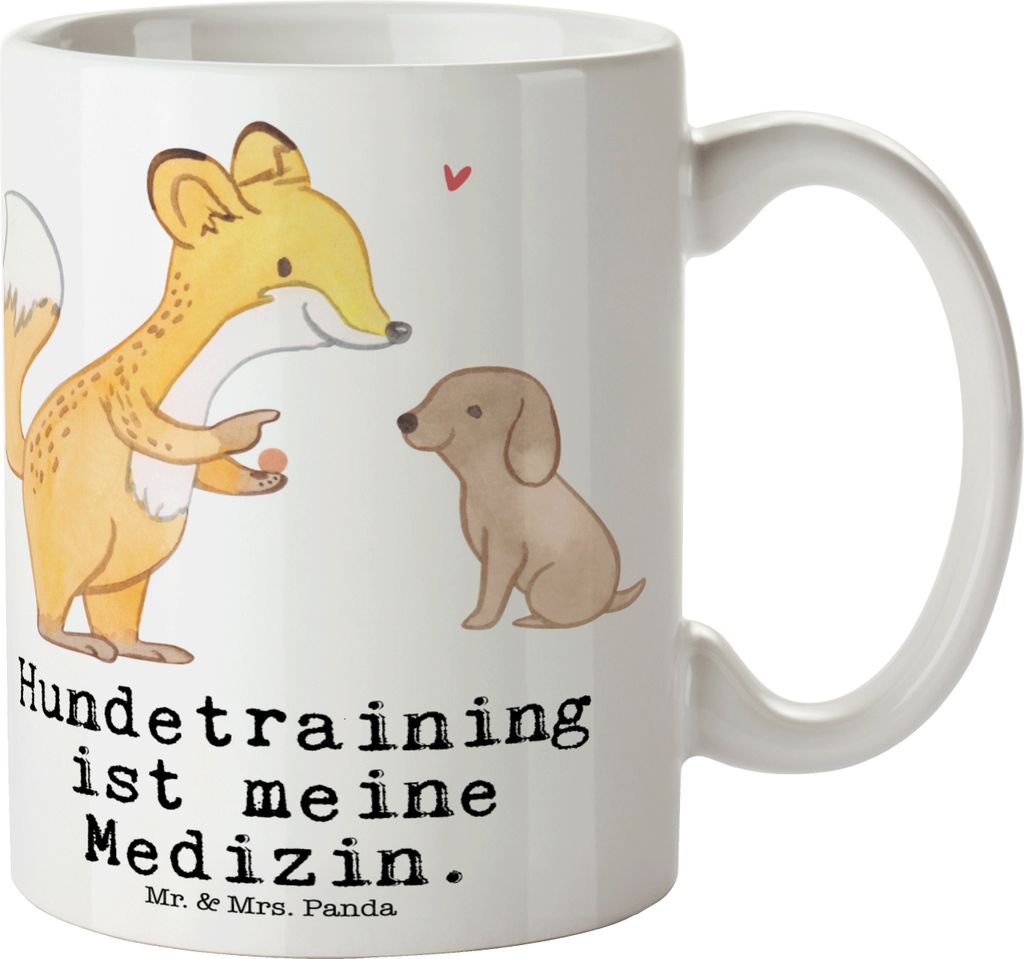 Mr. & Mrs. Panda Becher Fuchs Hundetraining - Weiß - Produktbild 