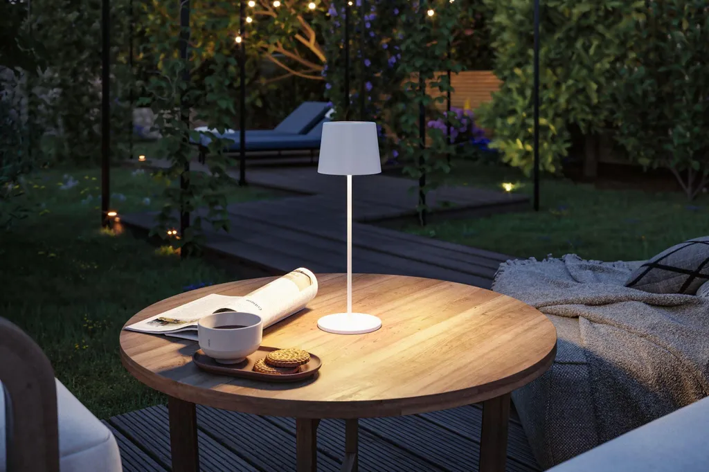 Lampe de Table à Batterie Paulmann Gilo sans Fil - Éclairage LED Nomade - 8