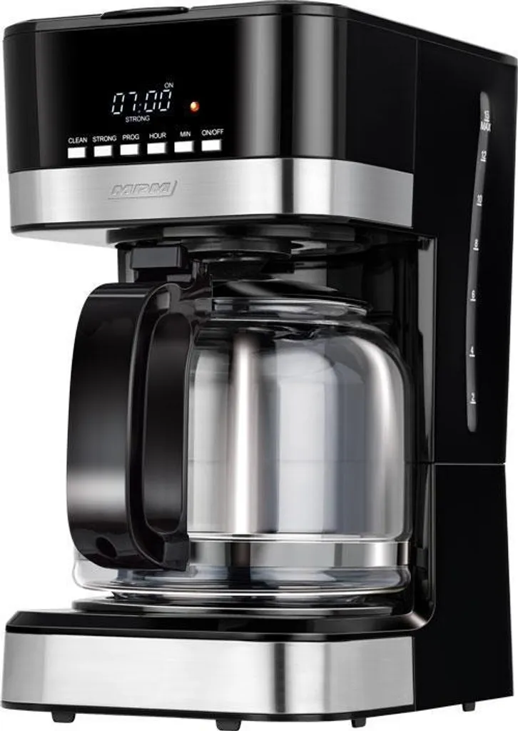 MPM MKW-05 Machine à café filtre 1.5L - Cafetière programmable noire