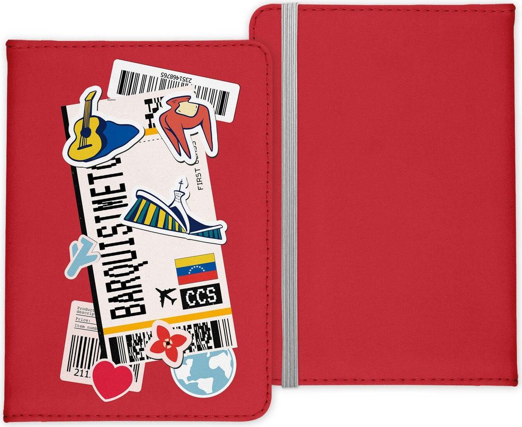 22Feels Barquisimeto Souvenir Reisepasshülle Organizer Reisen Gadgets Venezuela Südamerika Urlaub Kunst-Leder Etui Cover Frauen Männer Kinder