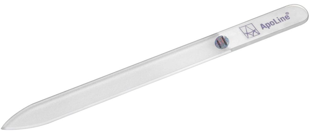 Apoline Nagelfeile Glas transparent 14 cm, 1 St. Feile Produktbild 