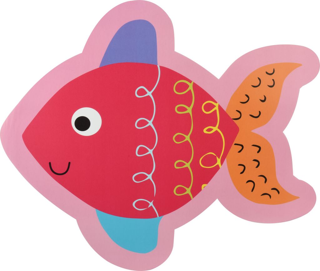 Kinder-Tischset 55x55cm, Fisch