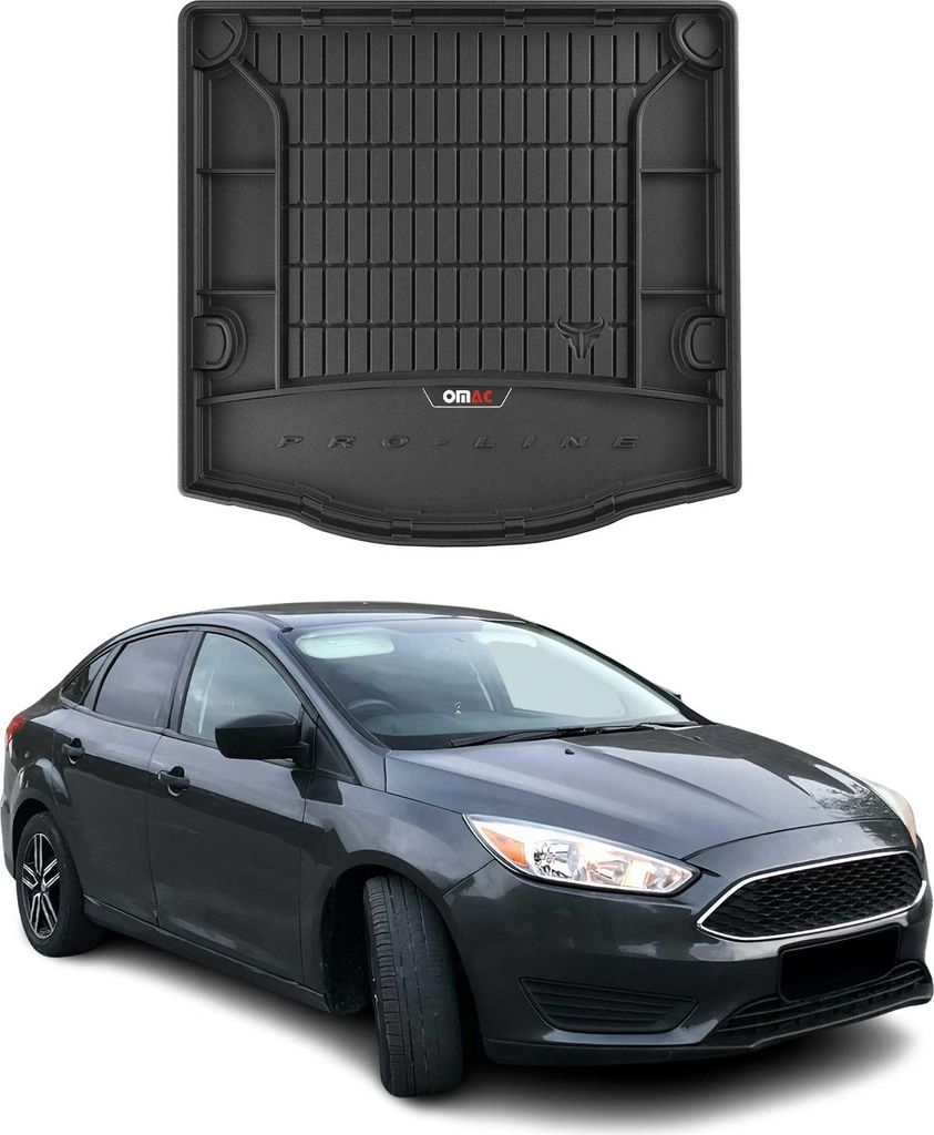 OMAC Gummi Kofferraumwanne für Ford Focus mk3 2011-2018 Limo Laderaumwanne
