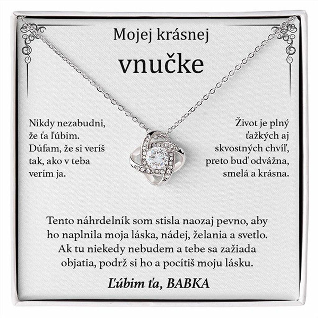 Dámsky strieborný náhrdelník, so zirkónovými kryštálikmi Obrázok produktu 