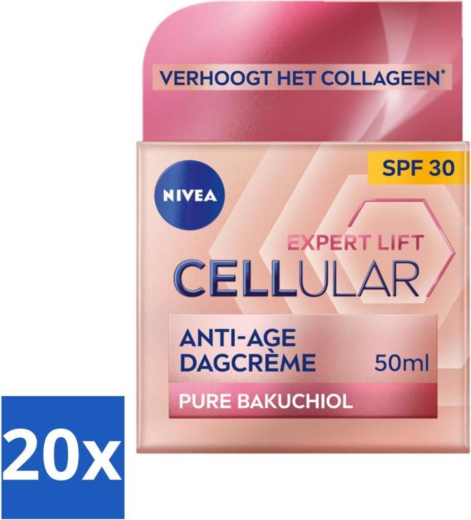 NIVEA – CELLular Expert Lift Tagescreme – Anti-Aging Creme – LSF 30 – Für jeden Hauttyp – Mit Bakuchiol & Hyaluronsäure – 50 ml - Vor...
