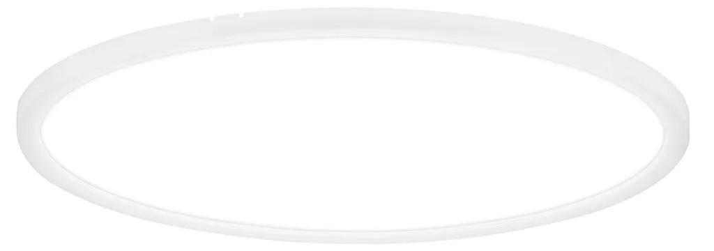 Plafonnier LED Rond Ultra Fin Blanc Neutre avec Lumière Indirecte 42cm