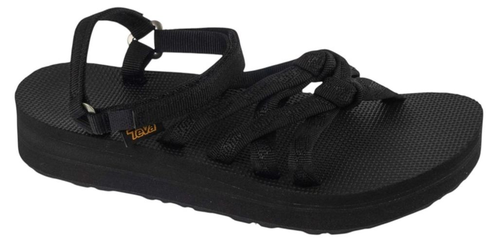 Teva W Midform Kena Slim Sandals 1173494-BLK, Sandalen, Damen, Schwarz