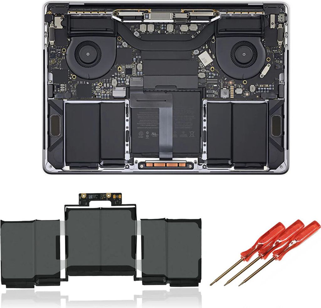 TRADEBIT Akku Ersatz kompatibel für Apple Macbook Pro 13 A1989 A1964 - Li-Ion - 5086 mAh - A1964