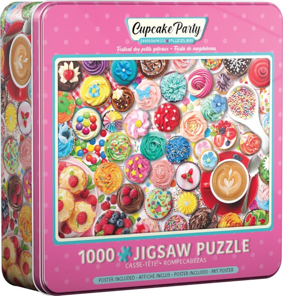 Eurographics Puzzle Cupcake Party in Puzzledose, 1000 Zdjęcie produktu 