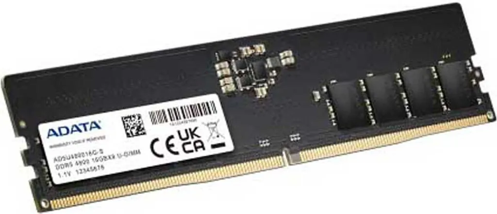 Barrette de RAM DDR5 16 Go ADATA Premier pour ordinateur de bureau - 2