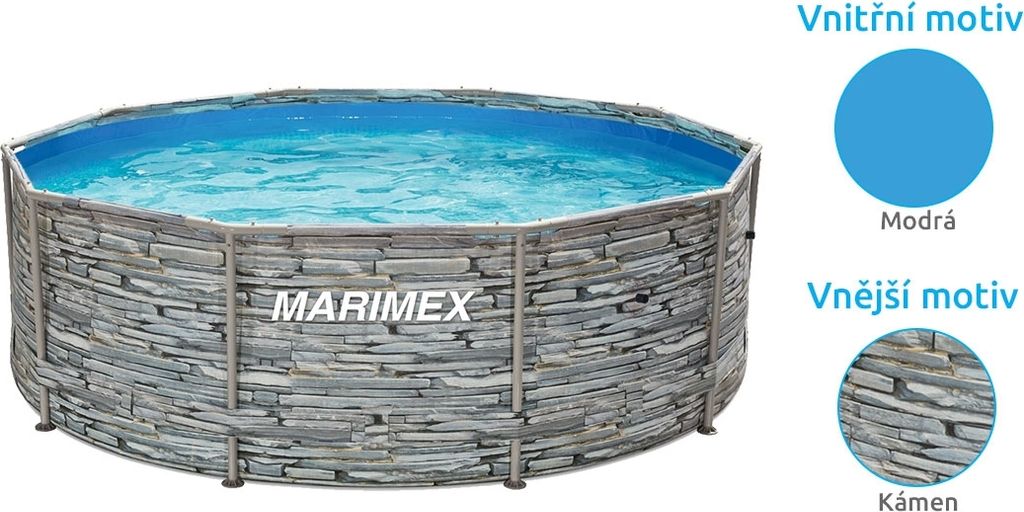 Florida Pool 3,05x0,91 m ohne Zubehör - STONE-Motiv Produktbild 3