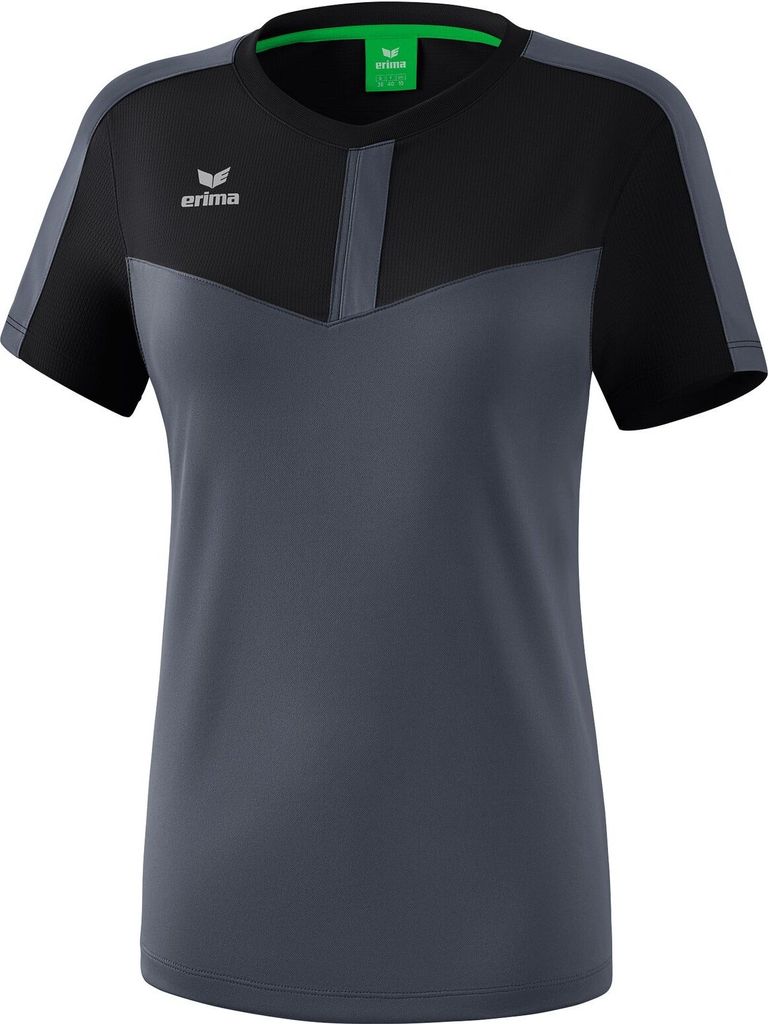 Erima Training Squad T-Shirt Trainingsshirt Damen schwarz dunkelgrau Gr 44