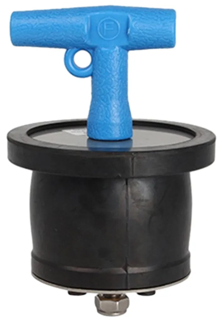 Obturateur mécanique extensible Inox pour vidange et nettoyage 38-47mm