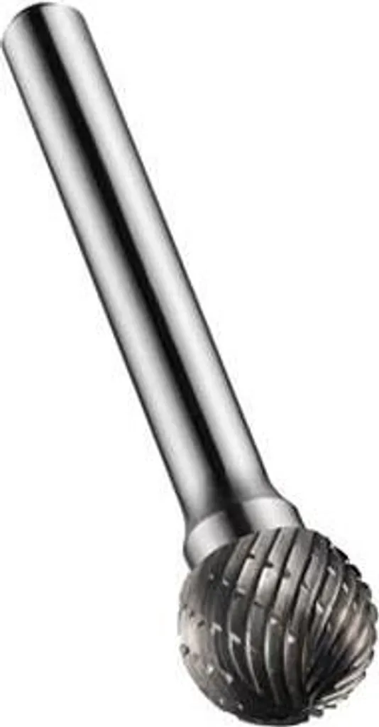Fresa Rotativa Sferica KUD 8x6mm HM - Gambo 6mm per Sbavatura Metalli