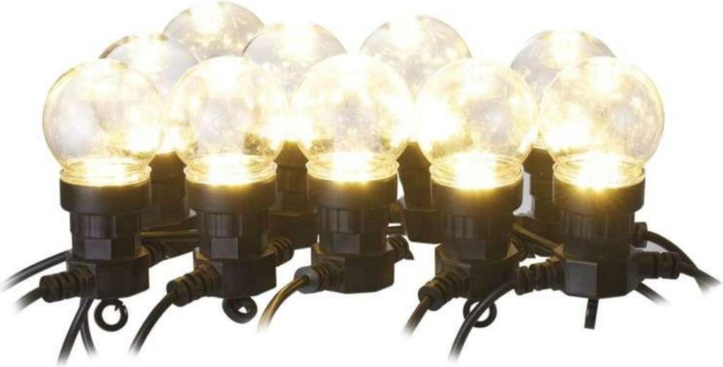 EMOS LED světelný řetěz - 10x párty žárovky čiré, 5 m, Zdjęcie produktu 