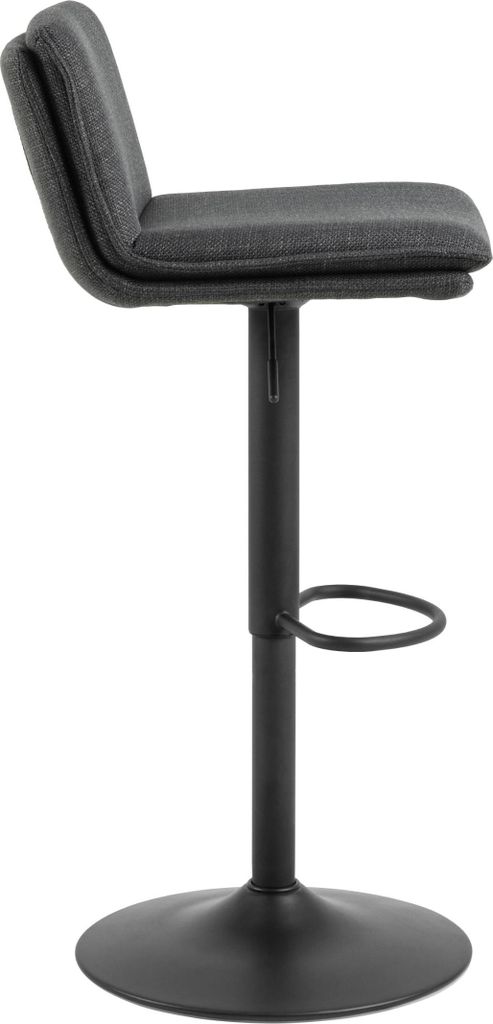 Flynn tabouret de bar tissu gris. Image du produit 
