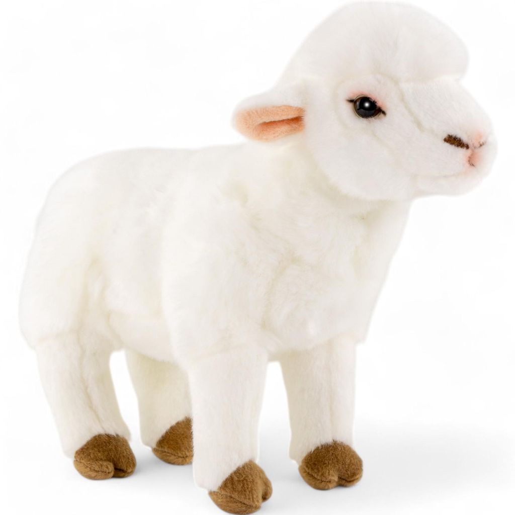 Pecora Carl Dick, agnello in piedi di circa 28 cm peluche, Immagine del prodotto 