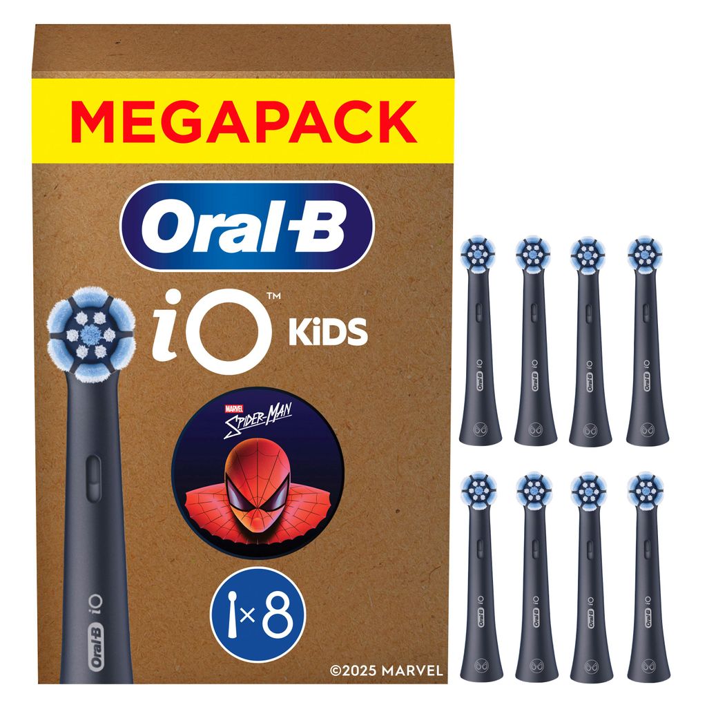 Oral-B Aufsteckbürsten iO Kids Spiderman 8er FFU Produktbild 