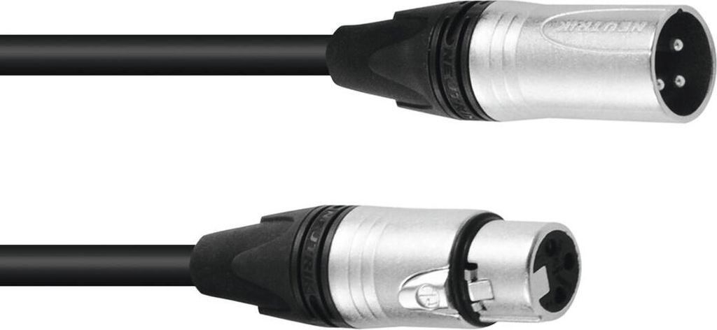 PSSO DMX Kabel XLR 3pol 5m sw Neutrik