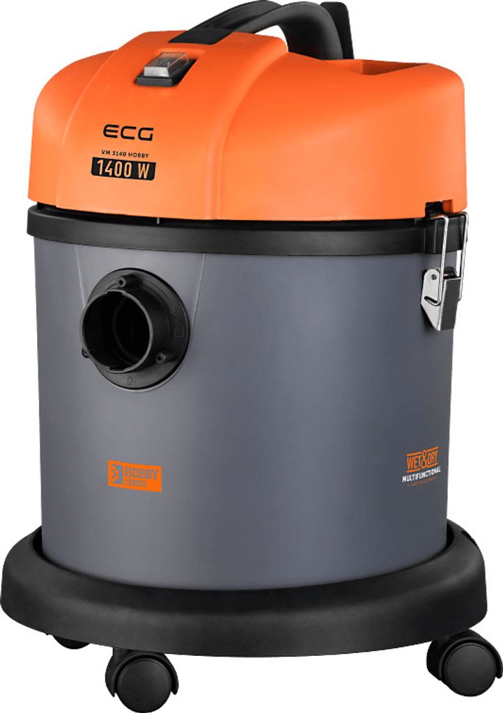 ECG VM 3140 Hobby | Nass- / Trockensauger | Universell einsetzbar in Haus | Werkstatt und Garage | 20 Liter Behältervolumen | 1400 W |