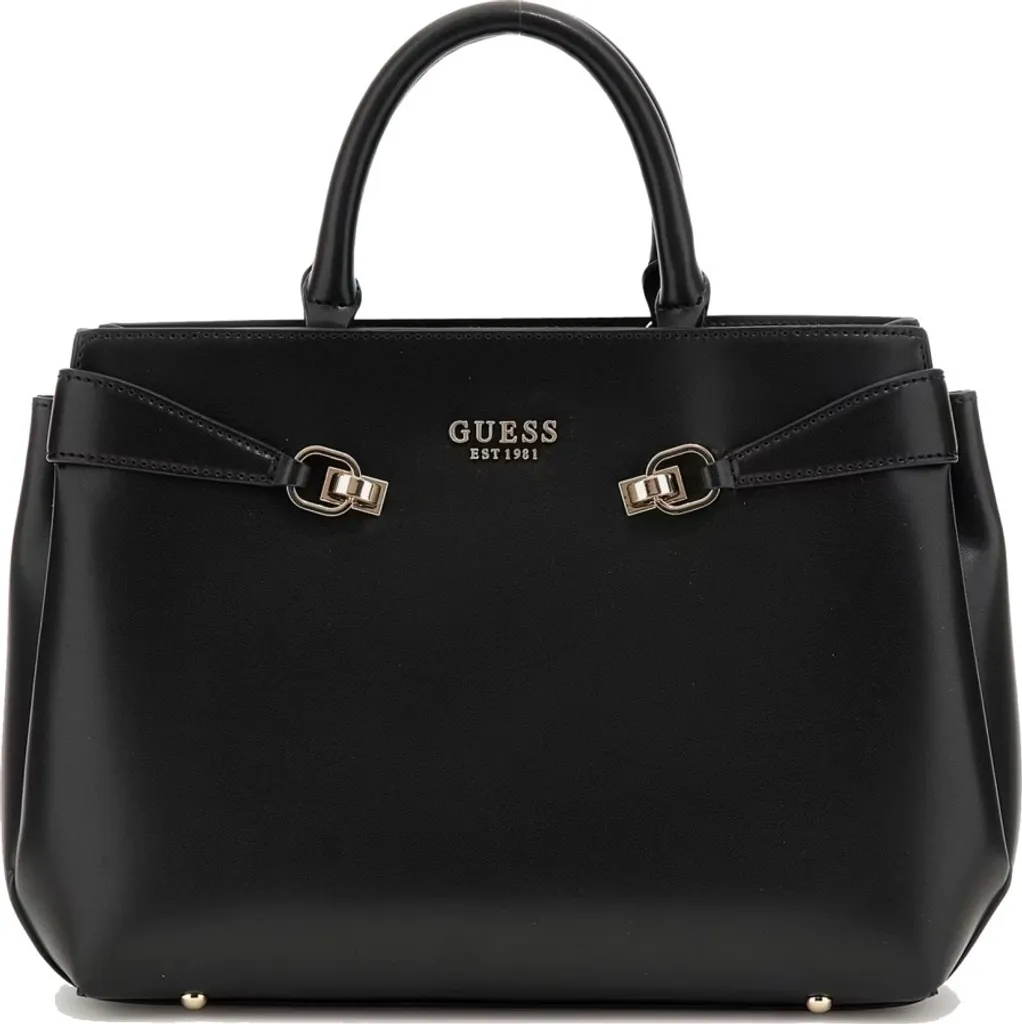 Grand Sac Cabas Guess Lorelei Noir - Sac Multi-compartiments Mode Femme