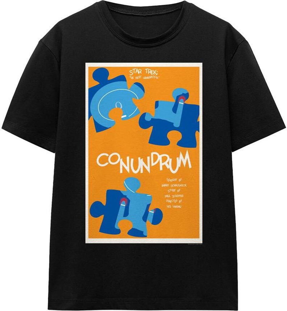 Star Trek - "The Next Generation Season 5 Episode 14" T-Shirt für Herren/Damen Uni TV16497 (L) (Schwarz)