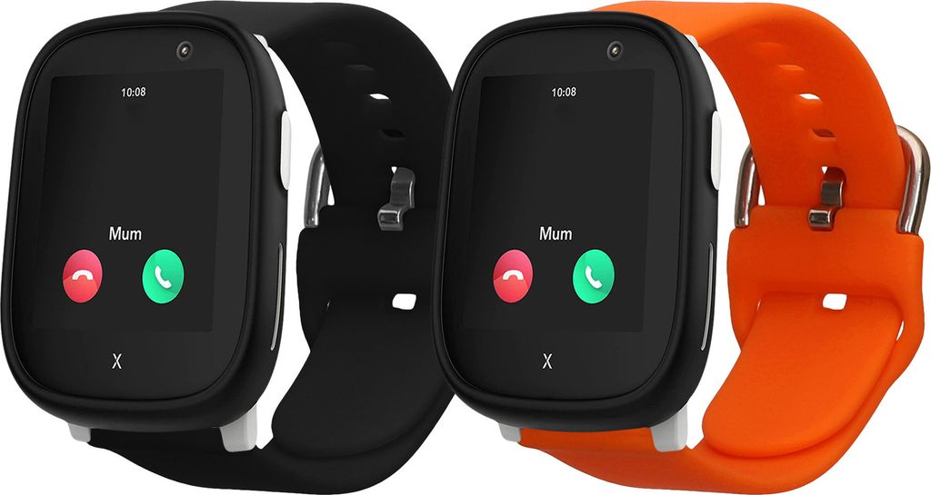 kwmobile Armband S kompatibel mit Xplora X6 Play - 2x Fitnesstracker Sportarmband aus TPU und Silikon