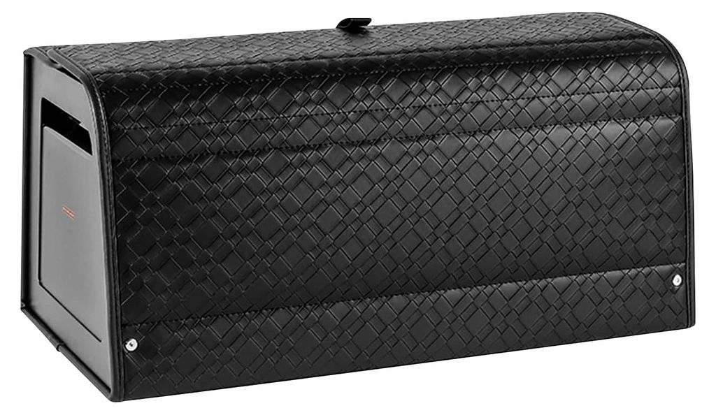 Kofferraum-Organizer aus Leder, Aufbewahrungsbox für Werkzeug und Zubehör, faltbar, mit magnetischem Deckel, wasserdicht, geeignet für PKW, SUV,...