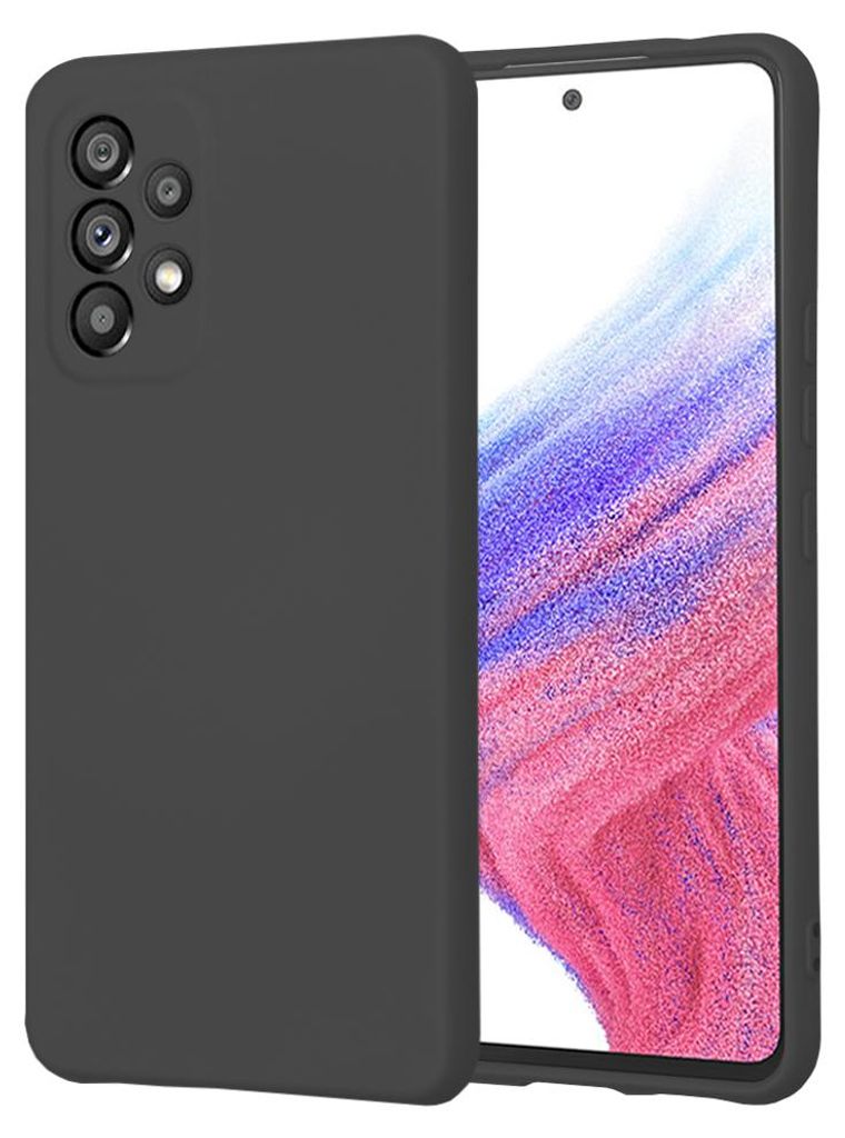 Techsuit Soft Flex Back Cover Hülle für Samsung Galaxy A53 - Black