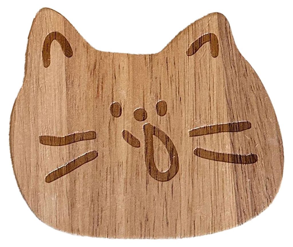 Niedliche Tischsets aus Holz mit Cartoon-Tiermotiven, wärmeisolierend, für Kaffee- und Teetassen, multifunktional, als Dekoration für Zuhause, K...
