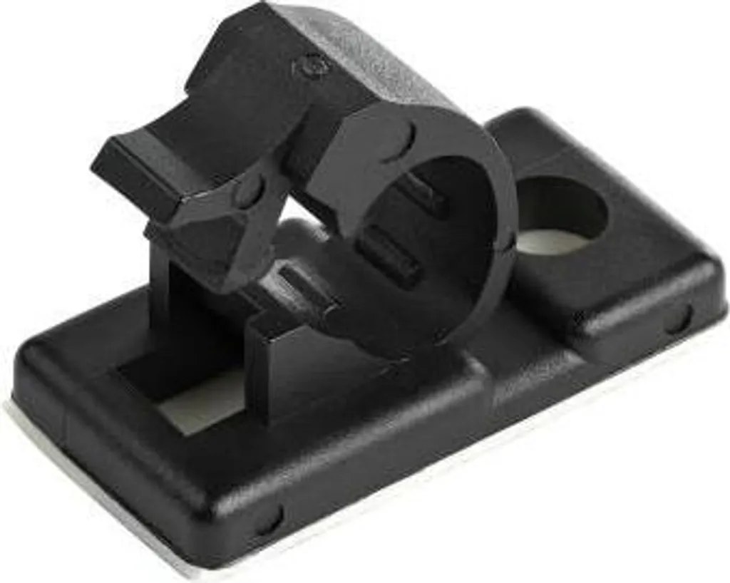 StarTech.com 100 Clip Cavi Adesive Nero UL94V-2 per Ufficio e Server - 3