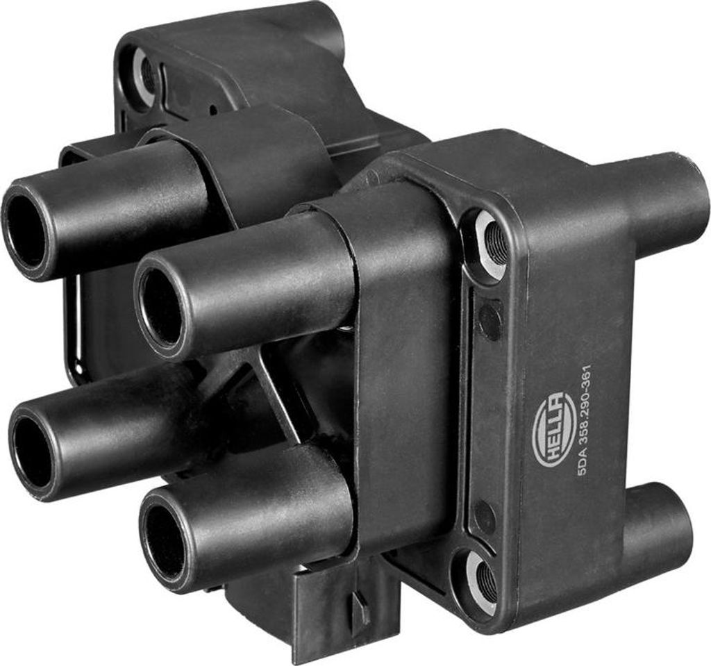 Zündspule geschraubt Blockzündspule 3-polig HELLA für u.a. FORD FOCUS