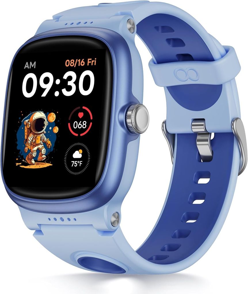 Kinder Smartwatch für Jungen und Mädchen, Fitness Tracker mit 19 Sportmodi, Herzfrequenz- und Schlafmonitor, Alarmuhr, ideales Geschenk für Teen...
