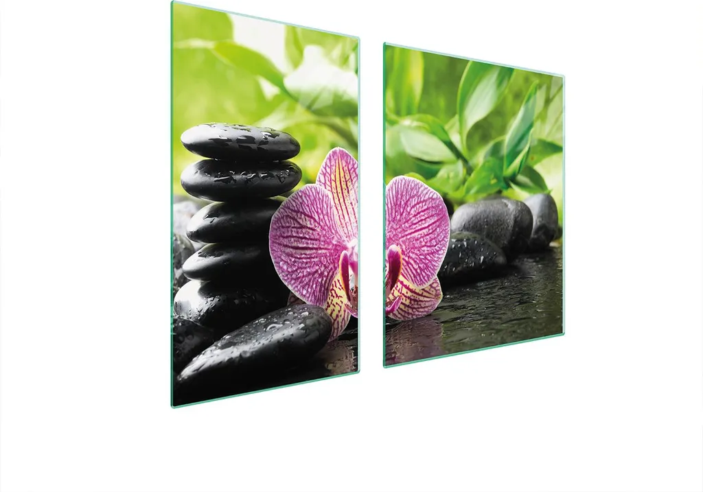 Copripiano Cottura Vetro Temperato 100x52 Orchidea Viola | Design