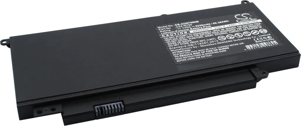 Batterie Haute Capacité pour Asus N750JK-T4024H N750JK-T4042H 56Wh
