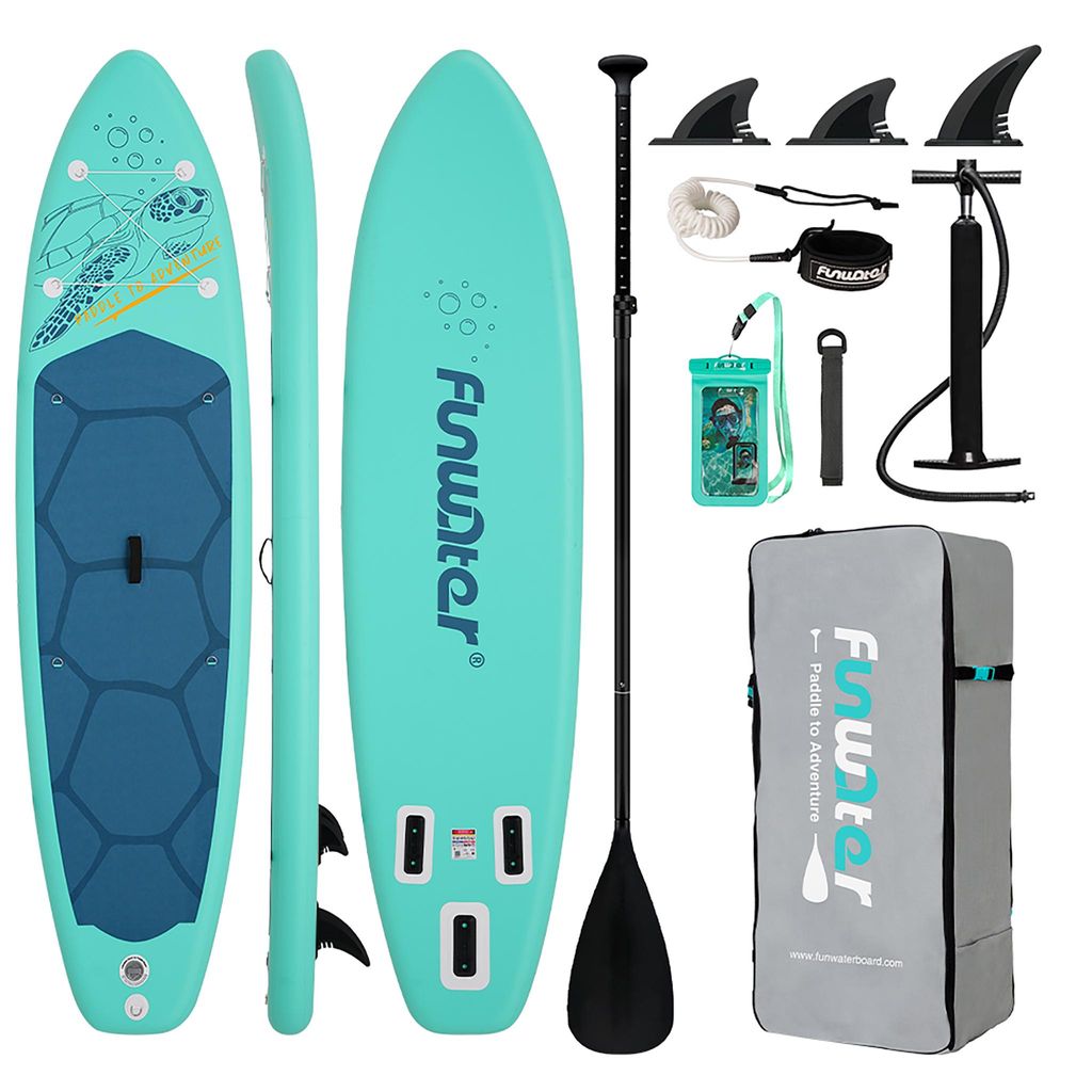 Funwater Aufblasbares SUP Board 335×84×15cm, süßes Produktbild 