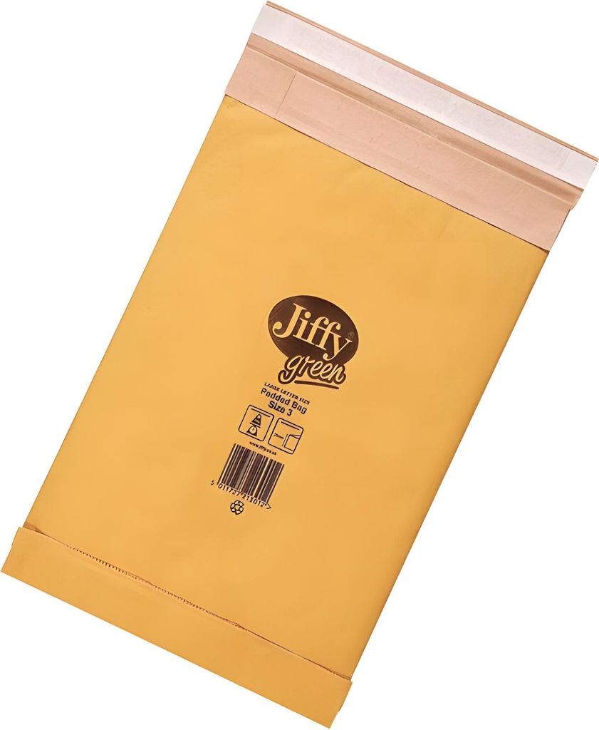 Büroring Jiffy-Papierpolstertaschen Größe 3, braun, 195 x 343 mm