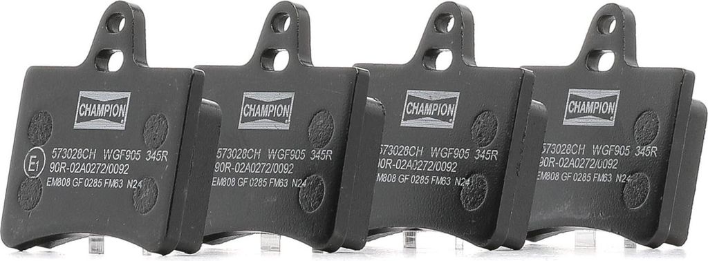 CHAMPION Bremsbeläge Satz Hinten Bremsklötze für CITROËN C5 II Break (RE) 573028CH